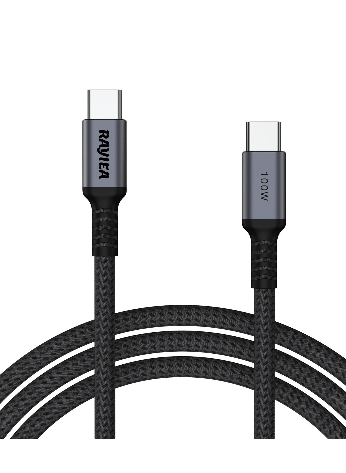 USB C to USB C 100W Fast Charging Data Transferring Cable ,Grey