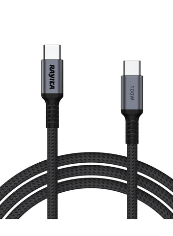 USB C to USB C 100W Fast Charging Data Transferring Cable ,Grey