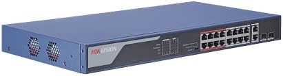 Hikvision DS-3E0318P-E(B) 16 Port Fast Ethernet Unmanaged POE Switch