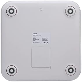 Bomidi W1 Smart Body Weight Scaling LED Digital Scale With High Precision Sensor Weight Scaling Real-Time Data Intelligent Analysis Triple A Battery - White