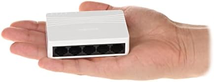HIKVISION DS-3E0105D-E 10/100 Mbps Ethernet Switch, Provides 5 × 10/100 Mbps Ethernet Ports, Support MAC Address Auto-learning & Aging, Suitable for Home, School, Dormitory, Office