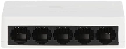 HIKVISION DS-3E0105D-E 10/100 Mbps Ethernet Switch, Provides 5 × 10/100 Mbps Ethernet Ports, Support MAC Address Auto-learning & Aging, Suitable for Home, School, Dormitory, Office