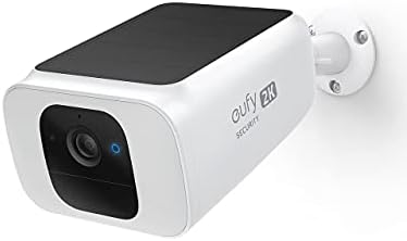 eufy Security SoloCam S40, Solar-Powered, Wireless Outdoor Security Camera, Battery Camera, Integrated Solar Panel, Spotlight Camera, 2K Resolution, Color Night Vision, Wireless, Wi-Fi, No Monthly Fee