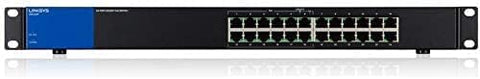 Linksys Lgs124p 24 Port Rackmount Business Gigabit Poe Switch