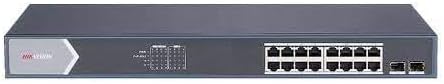 HIKVISION 16 Port Gigabit Smart POE Switch DS-3E1518P-SI Compitale with JK Visionn BNC