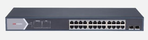 HIKVISION 24 Port Gigabit Unmanaged POE Switch DS-3E0526P-E/M Compitale with JK Visionn BNC