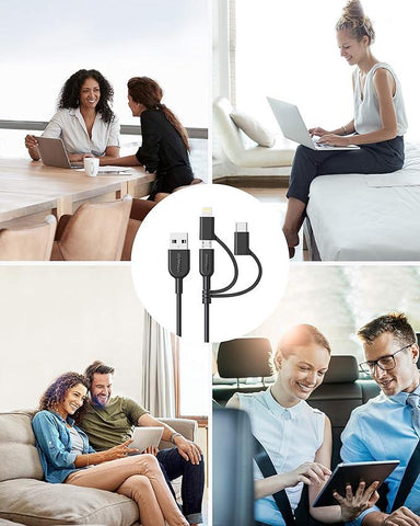 Anker PowerLine II 3-in-1 Charging Cable