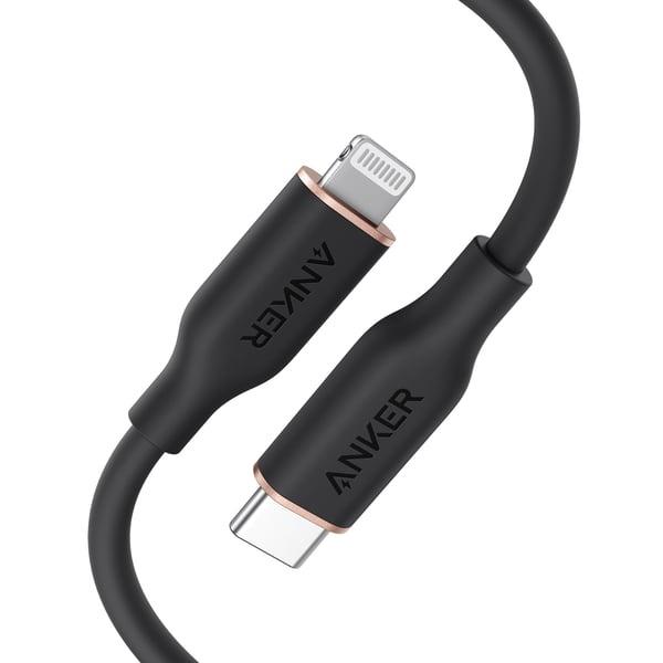 PowerLine III Flow USB-C To Lightning Cable (3ft/0.9m ) Black