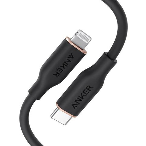 PowerLine III Flow USB-C To Lightning Cable (3ft/0.9m ) Black
