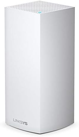 Linksys Velop MX5300 Tri-Band Whole Home Mesh WiFi 6 System (AX5300) WiFi Router, Extender & Booster up to 3000 sq ft, 4x Faster Speed for 50+ Devices with MU-MIMO & Parental Controls - 1 Pack, White