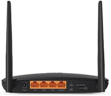 TP-Link Archer MR400 AC1200 Wireless Dual Band 4G LTE Router, 4G LTE Router, Plug and Play, Compatibility for SIM cards in 100+ countries, 64 Devices Connectivity, Parental Controls