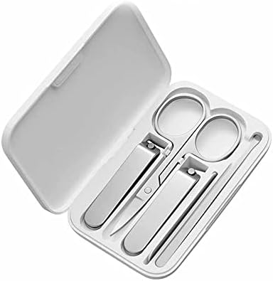 Xiaomi Mi Nail Clipper Set 5in1 5pcs, Keep You Nails Clean and Neat! Stainless Steel Clippers, Convenient, Handy, Neat, Can Cut Tough Thick Nails, Manicure/Pedicure Set, Grooming Quality