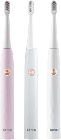 Bomidi T501 Electric Toothbrush Replacement Heads 1Pack(2pcs Brush Heads) - White