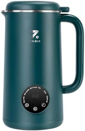 ZOLELE MB601 Multi-Funtional Juice Blender & Electric Kettle with 10 Stainless Steel Blades, 4 Blending Modes 600ml Capacity Makes Smoothies, Juices and Hot Water in Seconds and Easy to Clean - Green