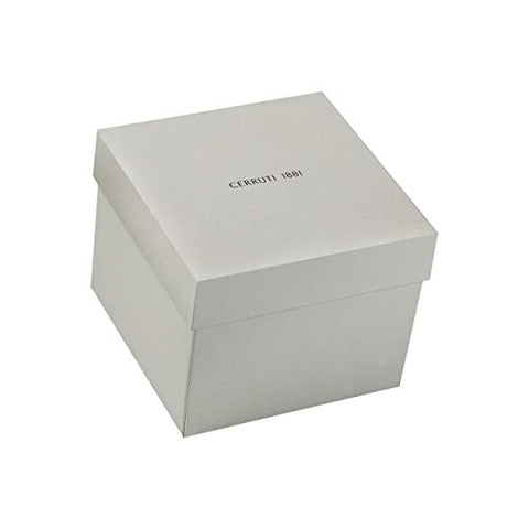 Cerruti 1881 Positano Round Silicone Band Analog Wrist Watch For Men - 53 mm