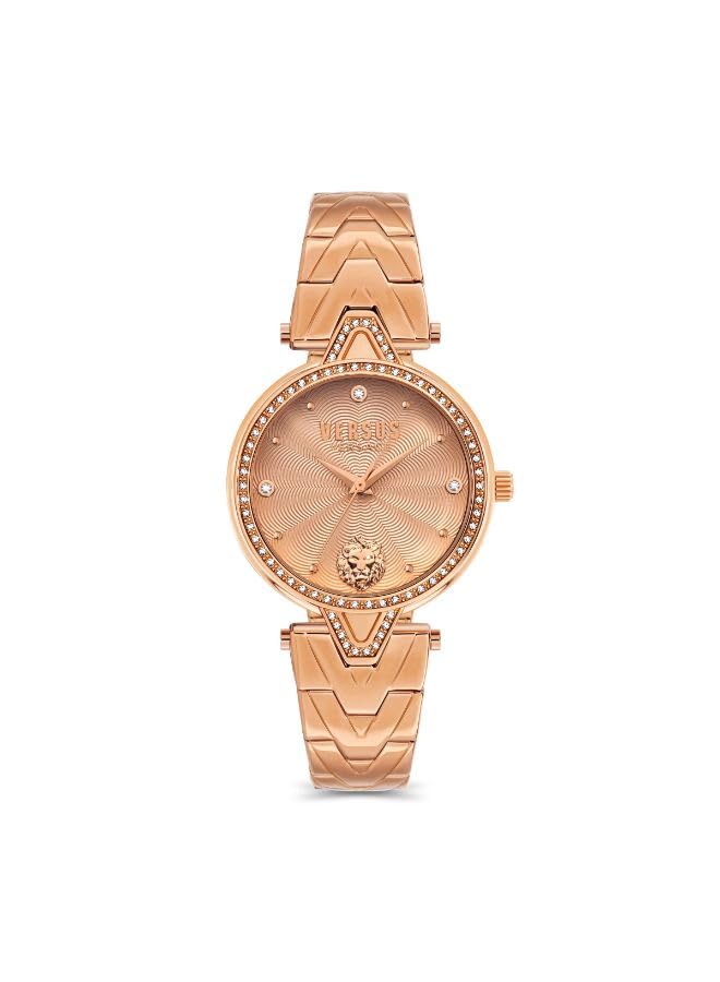 Versus Versace Watch For Women - Rose Gold-Tone - 26.5MM