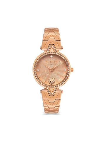 Versus Versace Watch For Women - Rose Gold-Tone - 26.5MM