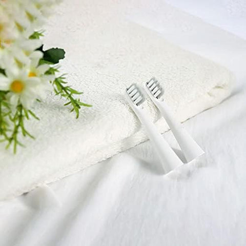 Bomidi T501 Electric Toothbrush Replacement Heads 1Pack(2pcs Brush Heads) - White