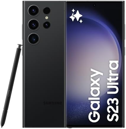 Samsung Galaxy S23 Ultra, AI Phone, Dual SIM, 5G, Android Smartphone, 256GB, Phantom Black (UAE Version)