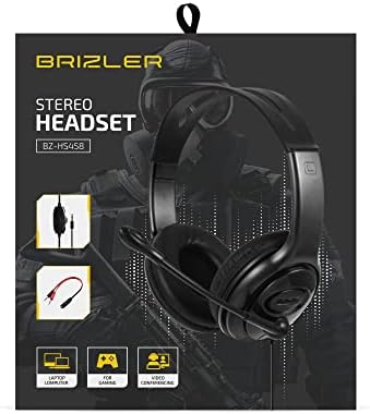 Brizler Stereo Headset For Laptop, Desktop, Gaming, Video conferencing