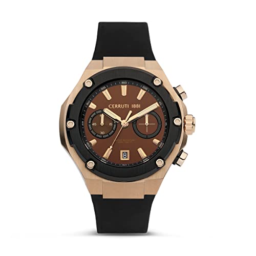 Cerruti 1881 Lucardo Round Analog Wrist Watch For Men - 55.6 mm