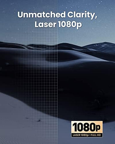 NEBULA Cosmos Laser 1080P Projector, 1,840 ANSI Lumens, Android TV 10.0 with 7000+Apps, Auto Focus, Auto Keystone Correction, Screen Fit, Home Theater Image Quality, Movie Projector, Ideal for Parties