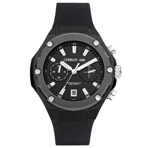 Cerruti 1881 Lucardo Round Analog Wrist Watch For Men - 55.6 mm