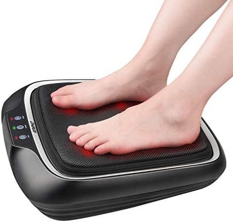 RENPHO Foot Massager with Heat, Shiatsu Heated Electric Foot Massager, Deep Kneading Feet & Back Massager for Muscle Pain Relief, Plantar Fasciitis, with Washable Mesh, Fit Size Feet up to 14