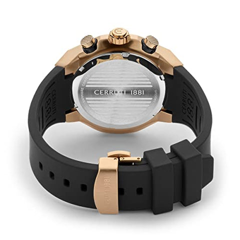 Cerruti 1881 Lucardo Round Analog Wrist Watch For Men - 55.6 mm