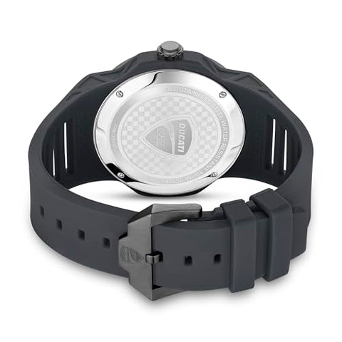 Ducati Corse Analog Grey Dial Men's Watch-DTWGN0000505, Grey, strap