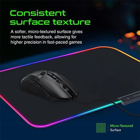 Vertux, Combo Pack 4-in-1 Gaming Backlit Anti-Ghosting Keyboard, Gaming Mouse 3600 dpi, RGB Mat, Headphones with Microphone, VertuKit