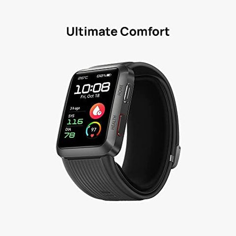 HUAWEI WATCH D Smartwatch, Tracker with Blood Pressure, Heart Rate, Sleep & SpO2 Monitor, 24/7 Stress monitoring, Skin Detection, 70+ Workout Modes, Health Community, 7 Days Battery Life