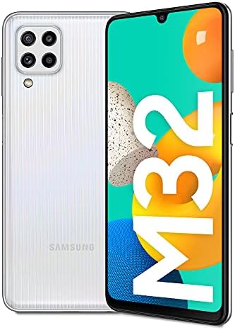 Samsung Galaxy M32 SIM free Smartphone 6.4 Inch Android Mobile Phone 6GB RAM 128GB Memory White [UK Version]