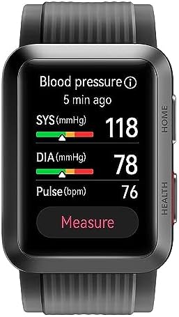 HUAWEI WATCH D Smartwatch, Tracker with Blood Pressure, Heart Rate, Sleep & SpO2 Monitor, 24/7 Stress monitoring, Skin Detection, 70+ Workout Modes, Health Community, 7 Days Battery Life