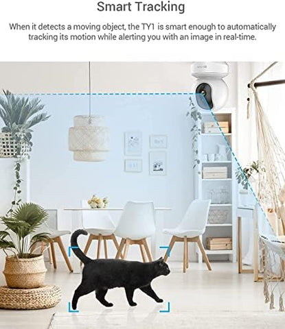 EZVIZ By HIKVISION CS-TY1-4MP SMART WI-FI PAN & TILT CAMERA 4 MEGAPIXEL