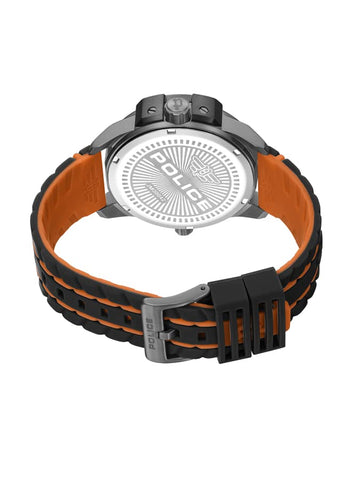 POLICE - Underlined Watch For Men With Silicone Strap Water Resistant 46mm