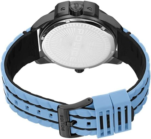 POLICE - Underlined Watch For Men With Silicone Strap Water Resistant 46mm