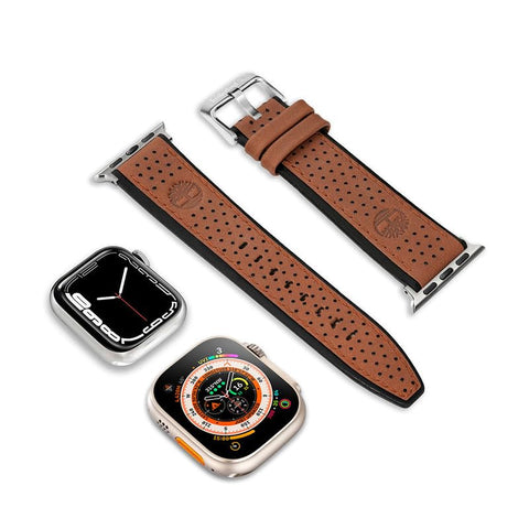Timberland Attleboro Brown Leather Unisex Universal Watch Strap 22mm - TDOUS0001806