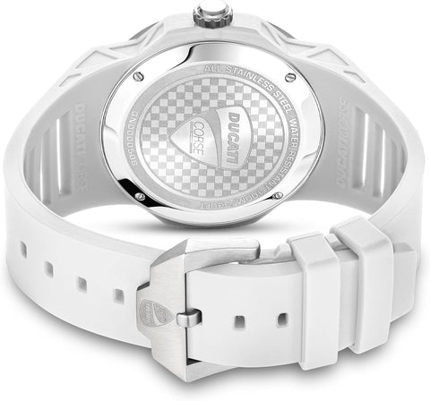Ducati Analog White Dial Men's Watch-DTWGN0000508