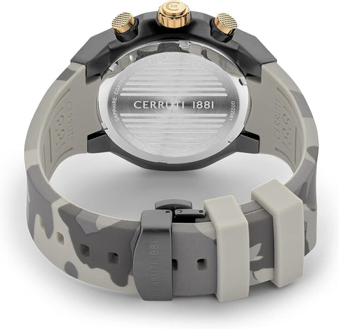 Cerruti 1881 Lucardo Round Analog Wrist Watch For Men - 55.6 mm
