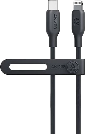 542 USB-C to Lightning Bio-Based 3ft Cable A80B1H11 Black