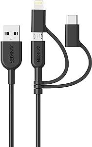 Anker PowerLine II 3-in-1 Charging Cable