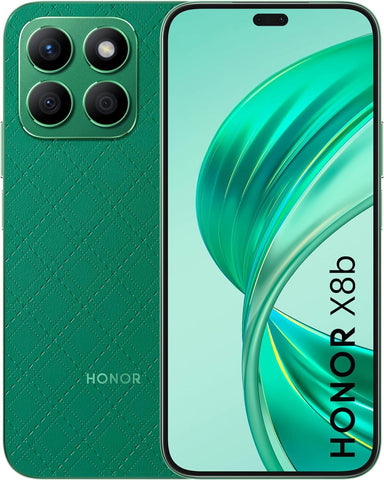 HONOR X8b Smartphone 4G Glamorous Green, 8GB RAM,512GB ROM, 108MP Main Camera+ 50MP Selfie Camera, 90Hz Super AMOLED Display, 4500mAh Battery, 35W SuperCharge, 6nm Snapdragon Chipset, Android 13