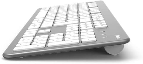Hama D3182676 KMW-700 Gulf Wireless Keyboard and Mouse Set, Silver/White