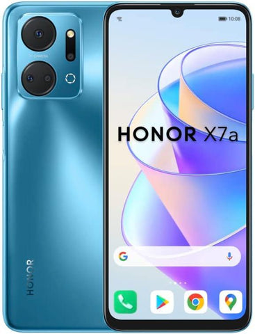 HONOR X7a Smartphone Unlocked, 6.74-Inch 90Hz Fullview Display, Dual SIM, 50MP Quad Camera with 6000 mAh Battery, 4GB+128GB, Android 12