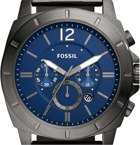 Fossil Privateer Chronograph Smoke Stainless Steel Watch - BQ2758