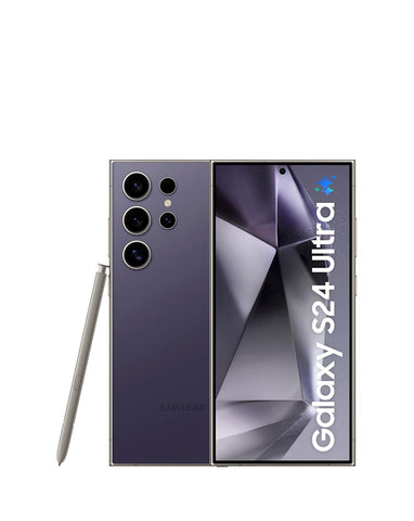 SAMSUNG Galaxy S24 Ultra, AI Phone,512GB Storage, Titanium Violet, 12GB RAM, Android Smartphone, 200MP Camera, S Pen, Long Battery Life (UAE Version)