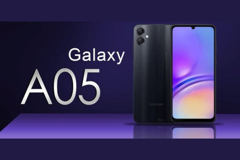 Samsung Galaxy A05, Android Smartphone, Dual SIM Mobile Phone, LTE, 4GB RAM, 128GB Storage, Black